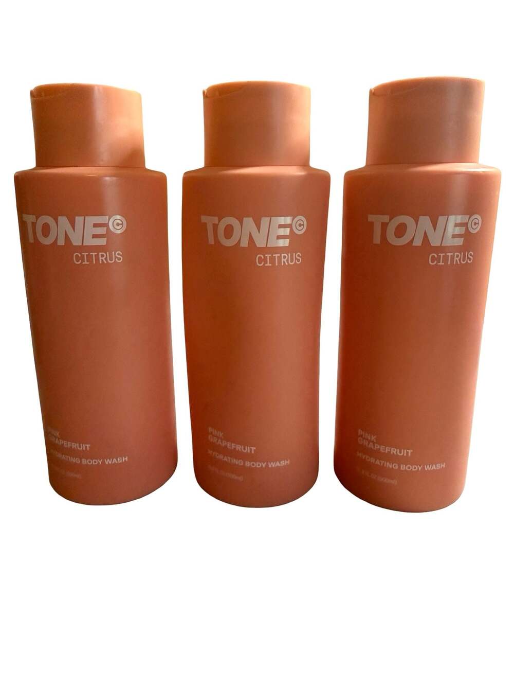 TONE Citrus Pink Grapefruit Hydrating Body Wash - 500ml (Set of 3)